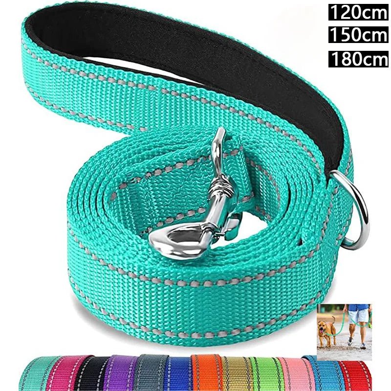 Cats Dogs Harness Collar Lead Strap Night Reflection Dog Pet Towing Rope 1.2/1.5/1.8m Guard Rope Pet Walking Training Leash - Shoppycanin